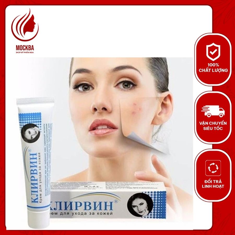 Kem mờ sẹo KLIRVIN Hàng Nga 25g, giảm sẹo lồi, lõm, sẹo thâm, do mụn, sẹo lâu năm, té ngã, sẹo non: ShopMyPhamNga_Mockba