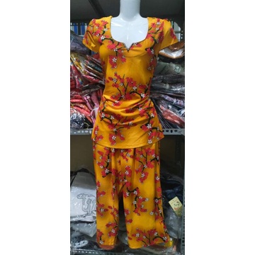 Bộ tay ngắn quần lửng ống túm thun aty loại 1