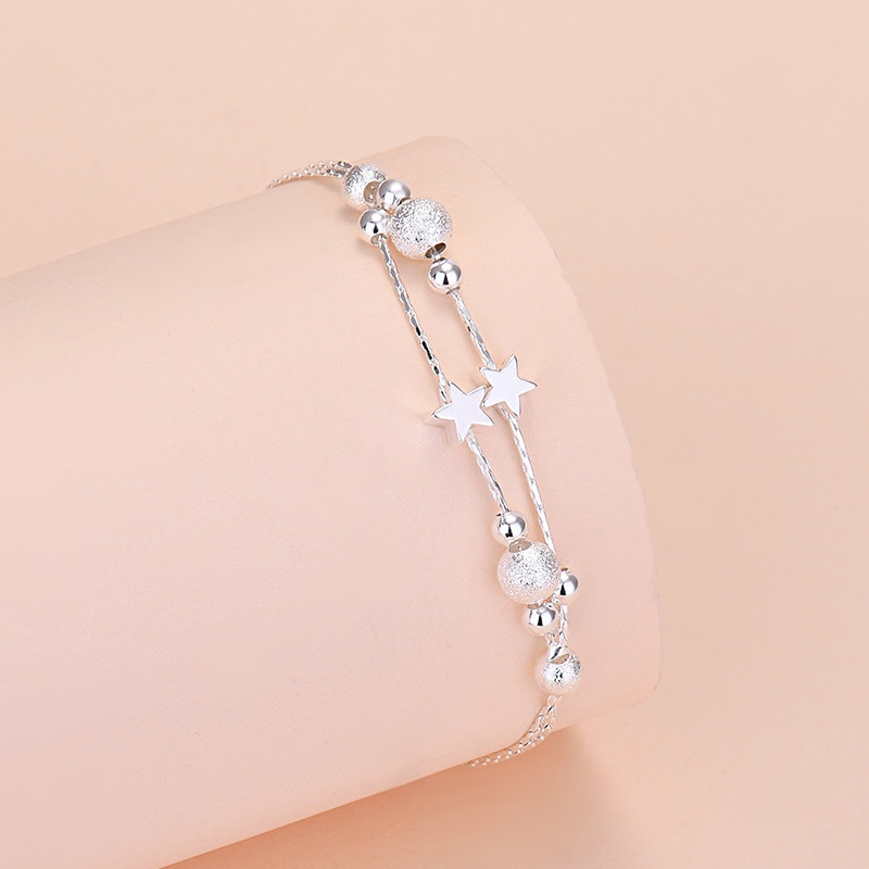 Vòng Tay Chuỗi Hạt Tròn Dễ Thương Thời Trang Cho Nữ JP5