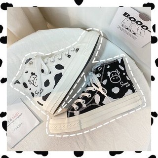 Giày canvas cao cổ Nhóc Bò Sữa