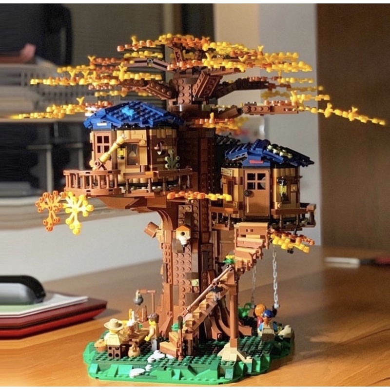 Đồ chơi xếp hình mô hình lắp ráp NGÔI NHÀ TRÊN CÂY TREE HOUSE  II NANOBLOCKS