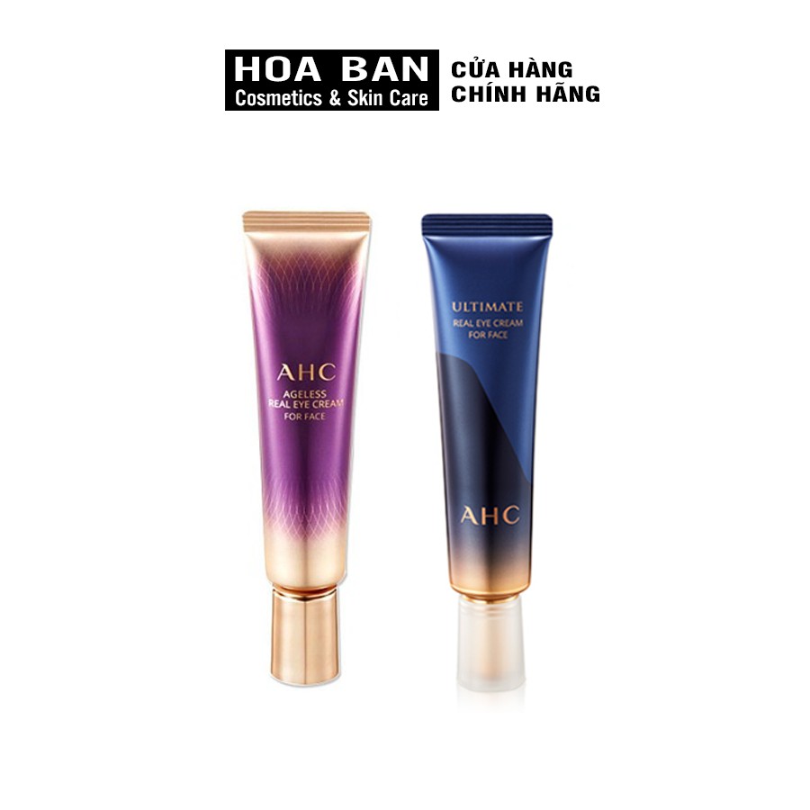 Kem Mắt AHC Ageless Real Eye Cream For Face 12ml &30ml | BigBuy360 - bigbuy360.vn