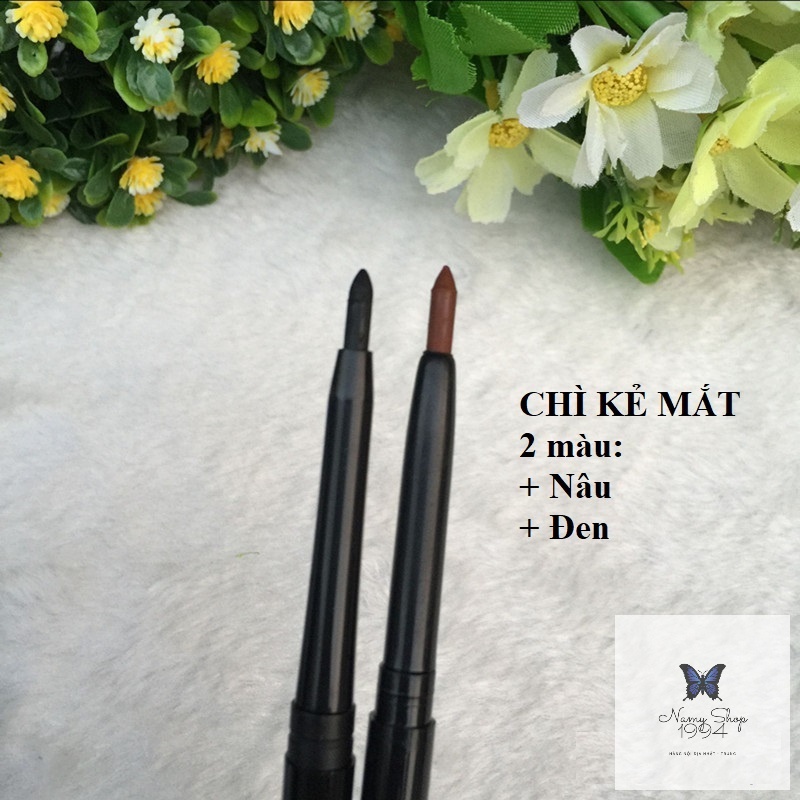 Chì kẻ mày, có thể kẻ mắt bút kẻ dạng xoay lâu trôi không phải màu dành cho người mới tập cũng có thể kẻ NMS005