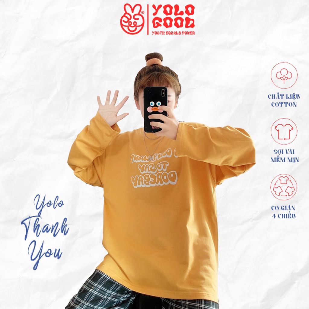Áo thun dài tay I DON'T WANT phông Unisex nam nữ tee oversize form rộng pull Ulzzang Streetwear thu đông vải mềm