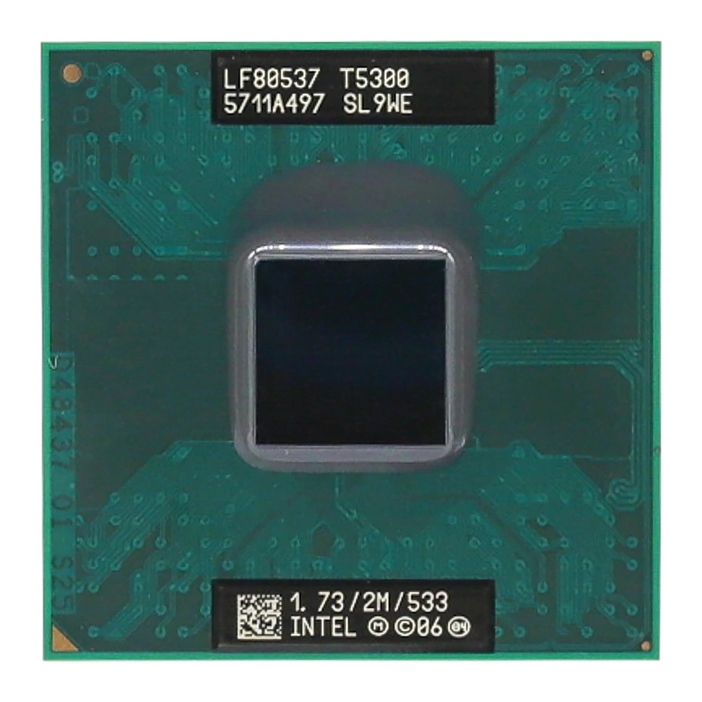 Lõi Máy Tính Nhập Khẩu Lntel Core 2 Duo T5300 Cpu (2M Cache / 1.73ghz / 533 Mhz / Dual-Core)