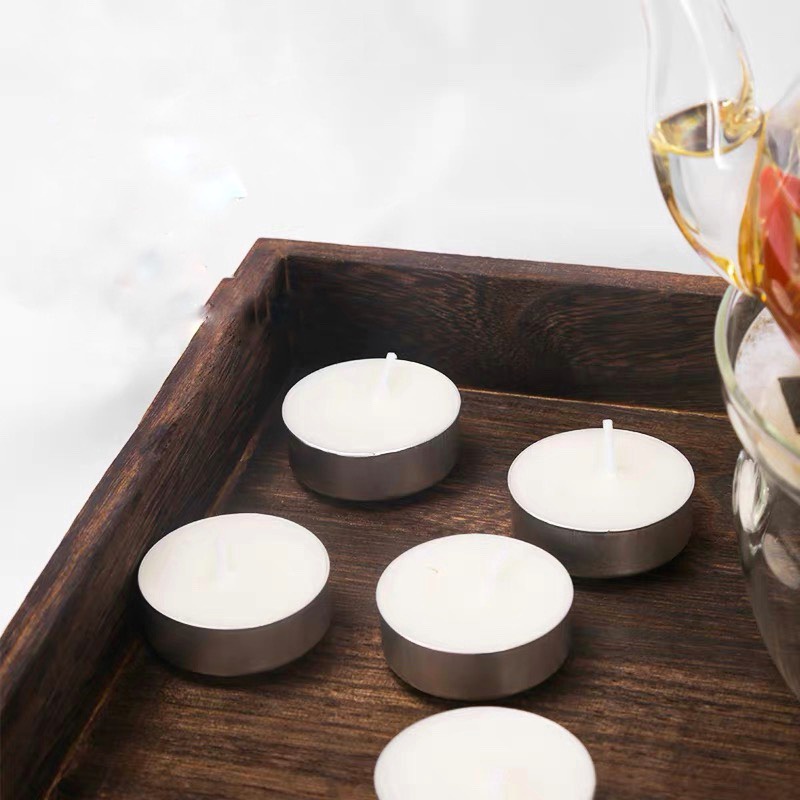 Nến viên Trang Trí, Đốt Đèn Xông Tinh Dầu, Tròn Nhỏ Cháy 4h Đồng Hồ-ảnh thật