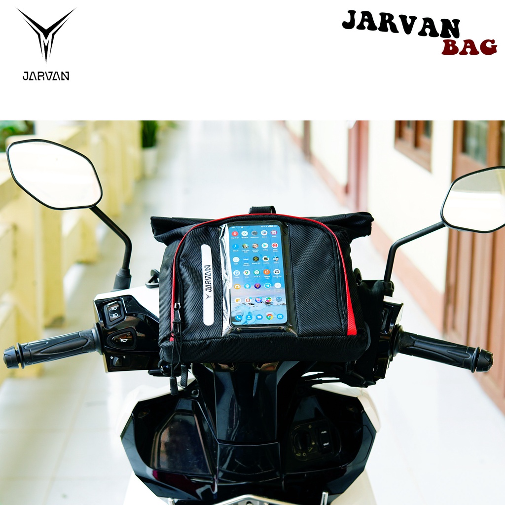Túi đa năng Jarvan mẫu mới kèm theo găng tay Swat RR1 đen viền đỏ tone sur tone