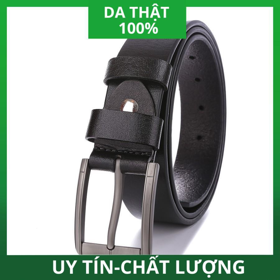 Thắt Lưng Nam Da Bò  1 Lớp Sang Trọng T231D15 da thật sang trọng