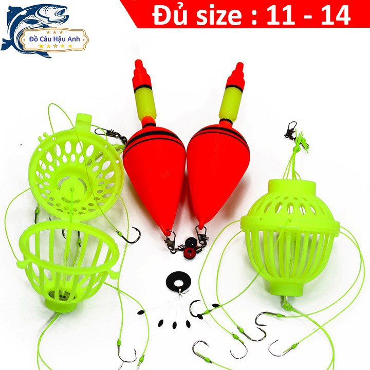 Bộ lưỡi câu bom mè lưỡi câu Lăng xê cá mè giá rẻ bất ngờ