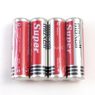 Pin tiểu AA Maxell Super R6P(AR)4P (size lớn, 1 viên)