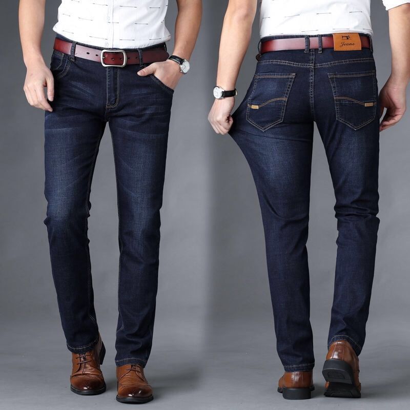 Quần Jeans Dài BEFOYI Ống Đứng Thời Trang Dành Cho Nam