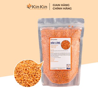 Hạt ĐẬU LĂNG (Lentils) KinKin đã tách vỏ (chưa sấy chín) - Thanh lọc cơ thể, làm đẹp da