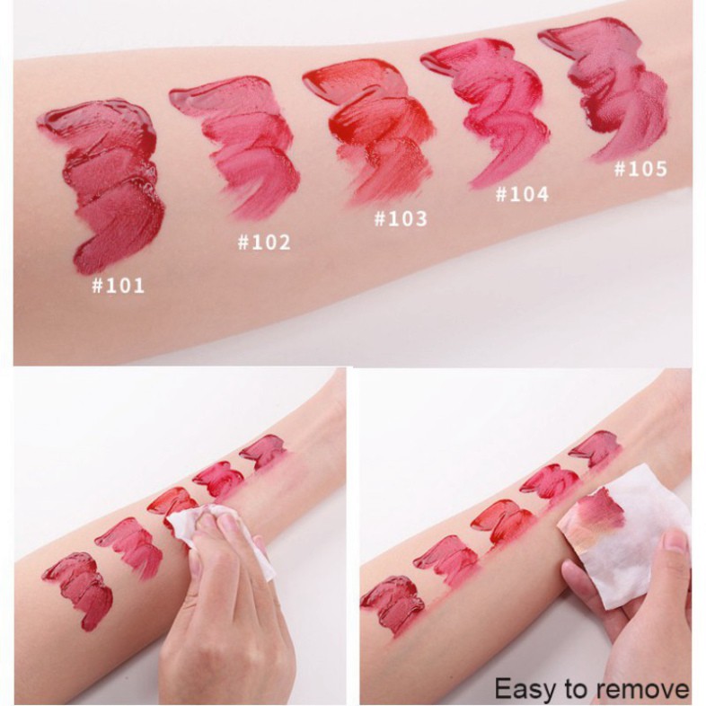 Sale 69% Bộ 5 thỏi son kem LIPGLOSS tạo hiệu ứng mịn môi,  Giá gốc 134000đ- 23F33-8