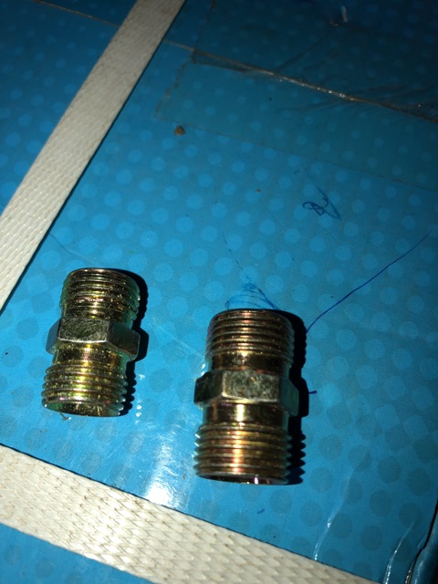nối hơi 2 đầu ren loại 16/16 và 18/18