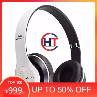 [HÀNG GIẢM GIÁ] Tai nghe Bluetooth P47 Chụp Tai - Có Khe Cắm Thẻ Nhớ