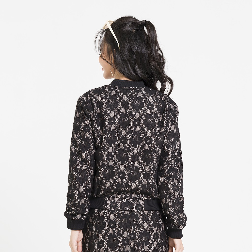 Áo bomber túi cơi LAMER GBT002 L65O20T009 (Đen)