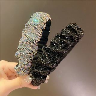 Băng đô cài tóc đính đá pha lê sang trọng 2021