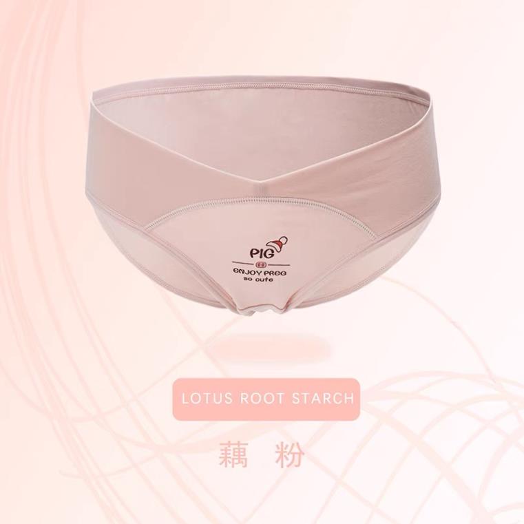 (QL22.50) Quần Lót bầu Cotton Nguyên Chất cạp Thấp Nâng Eo Cho Phụ Nữ Mang Thai Sau Sinh Size Lớn