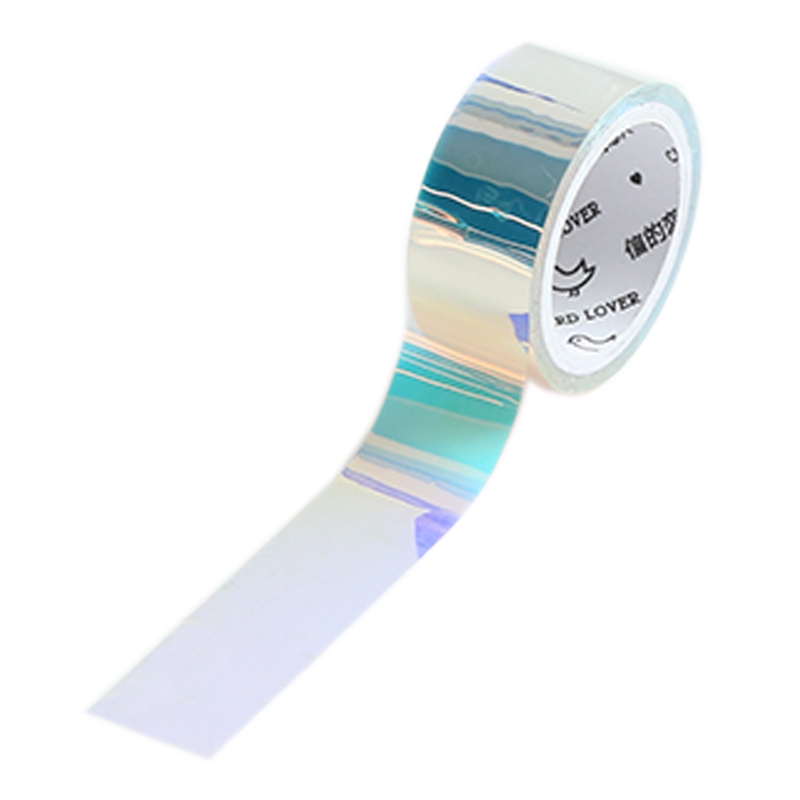 Băng Keo Laser Nhiều Màu Chống Thấm Nước Trang Trí Sổ Tay Sáng Tạo
