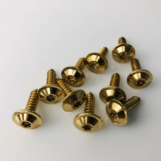 10 ốc dàn áo xe máy proti thái lan kiểu ốc gr5 độ cho các dòng xe máy hiện nay _ốc dàn áo proti 5li2_vàng gold
