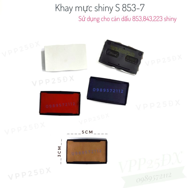 Khay mực dấu shiny 853,854,843,844,223,224.