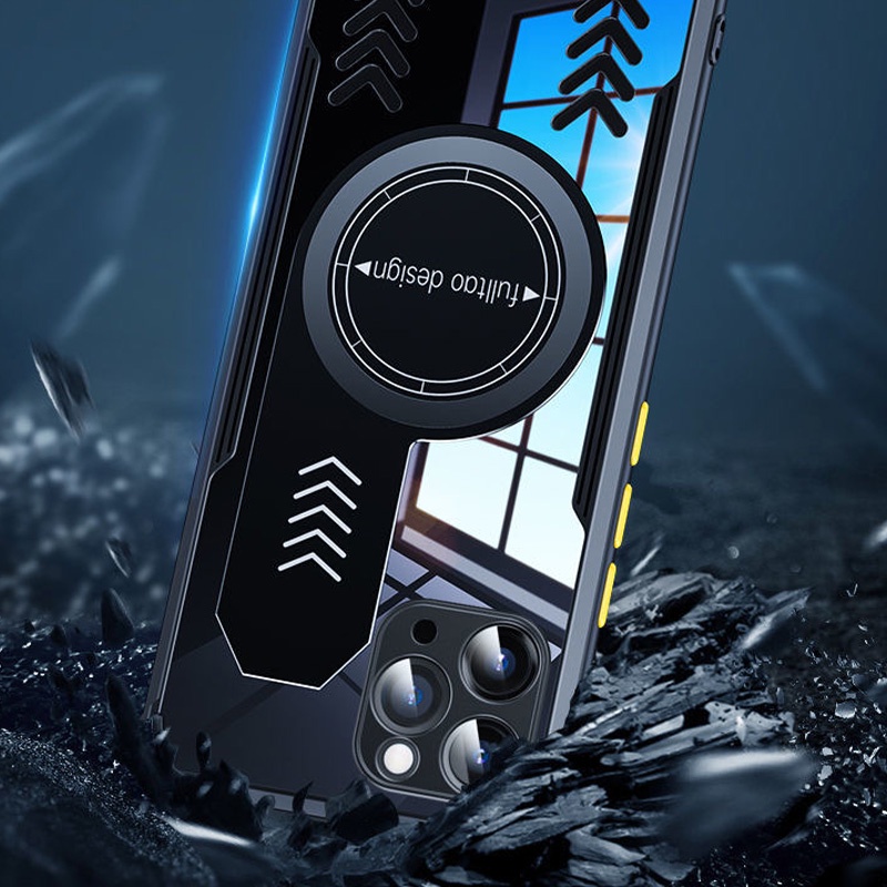 Ốp Điện Thoại Thiết Kế Lỗ Thông Gió Tản Nhiệt Kèm Quạt Tản Nhiệt Cho iPhone12 Pro Max 11 Pro Max 13 Pro Max