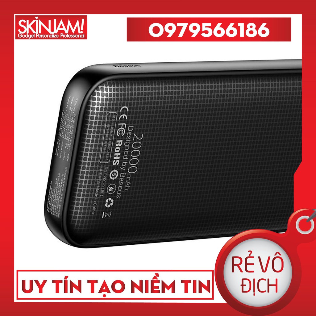 Sạc Dự Phòng Baseus 20000 mAh