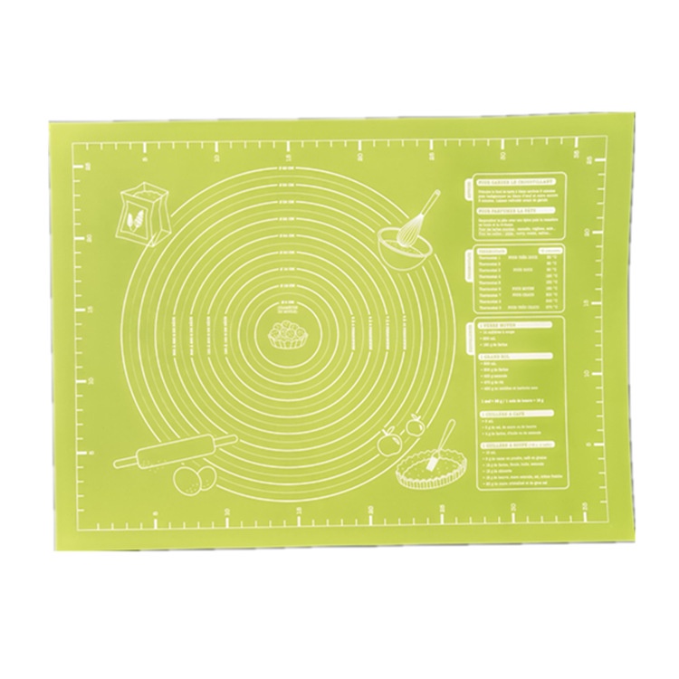 Thảm Silicon 45x60cm Chống Dính Dùng Nhào Bột Bánh Tiện Dụng Làm bánh sữa chua, túi, bánh quy, gạo