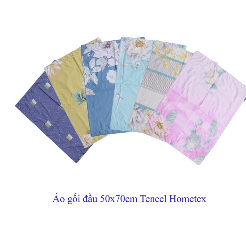 Vỏ gối đầu Hometex, Áo gối nằm Tencel, bao gối đầu người lớn 40x60, 50x70cm