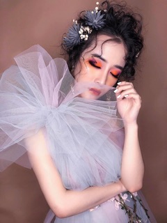 váy đầm chụp hình concept makeup beauty
