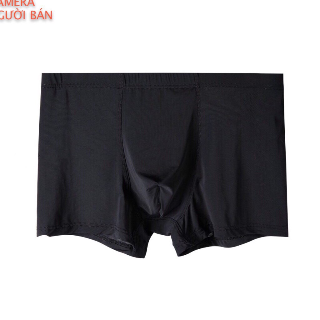 Hộp 4 Quần Lót Boxer, Sip Đùi Thun Lạnh Cao Cấp Kháng Khuẩn Ngăn Mùi Dành Cho Nam