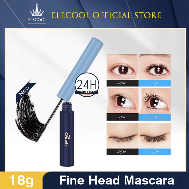 Mascara Đầu Cọ Mịn Màu Xanh Dương Trắng