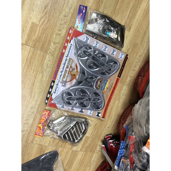 Giá trọn bộ 3 món ốp xe LEAD 13->15 bao gồm có Sàn chân +Ốp bầu gió (pô e )+Ốp quạt gió cao cấp giá rẻ