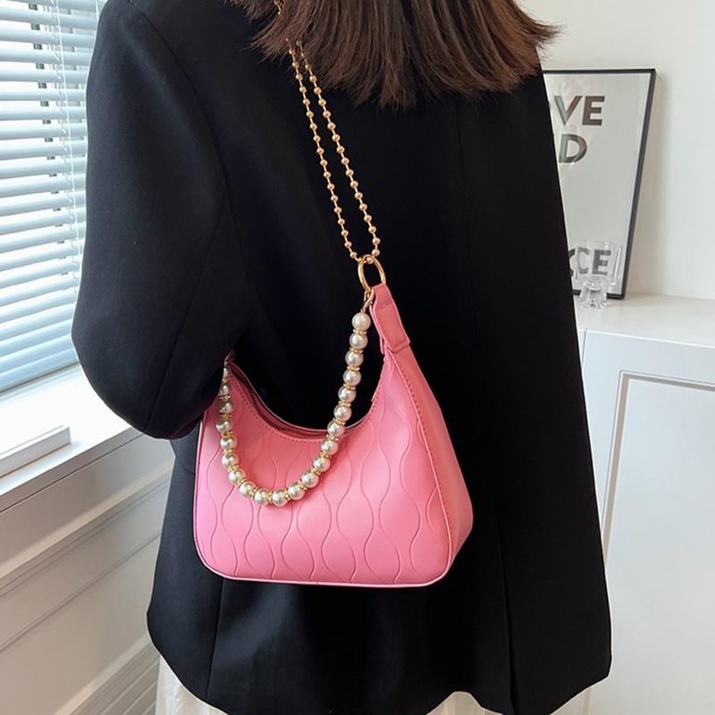 Ielgy niche Túi Đeo Một Bên Vai Dập Nổi Cao Cấp Cho Nữ