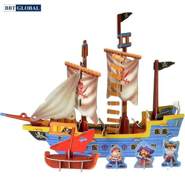 Đồ chơi xếp hình 3D nhiều hình cho bé BBT GLOBAL LX-851