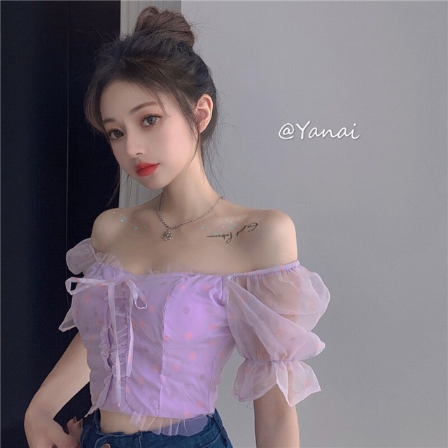 ÁO REN TAY PHỒNG ULZZANG