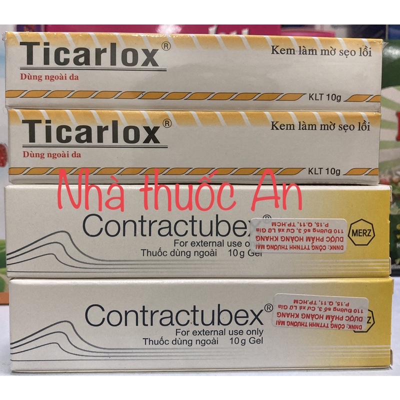 Contractubex kem mờ sẹo