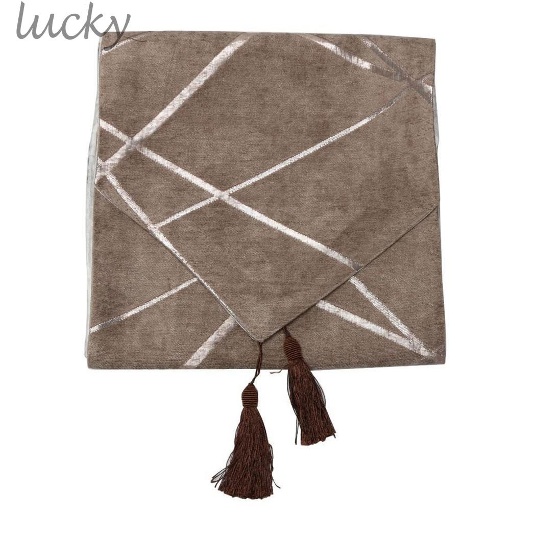 【LUCKY】Tablecloth Stain Resistant Suitable As Cup Thickened Washable 1 Pc 180*32cm