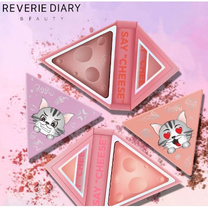 Phấn má hồng GUICAMI thiết kế vỏ hình miếng phô mai in hình vẽ Tom và Jerry - AU0106 | BigBuy360 - bigbuy360.vn