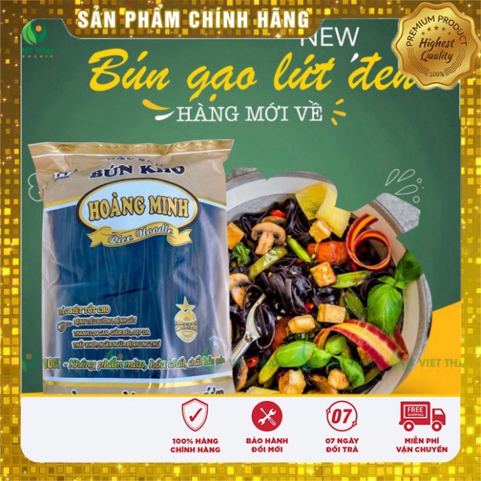 Bún Gạo Lứt Đen Hoàng Minh Giảm Cân Ăn Kiêng *FREESHIP* Bún Gạo Lức Đen Eatclean Thực Dưỡng Tốt Cho Sức Khỏe