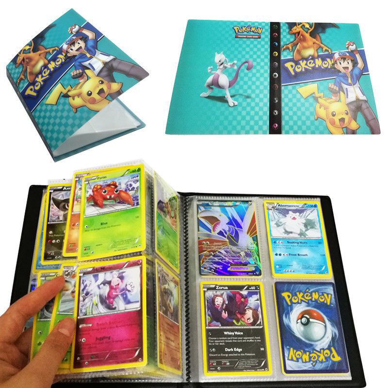 Album Sưu Tầm 240 Thẻ Hình Bản Đồ Pokemon Kèm 240 Thẻ