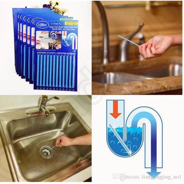 Que thông tắc cống