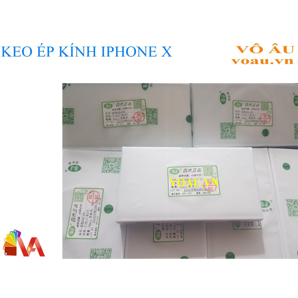 KEO ÉP KÍNH IPHONE X [KEO OCA XỊN]