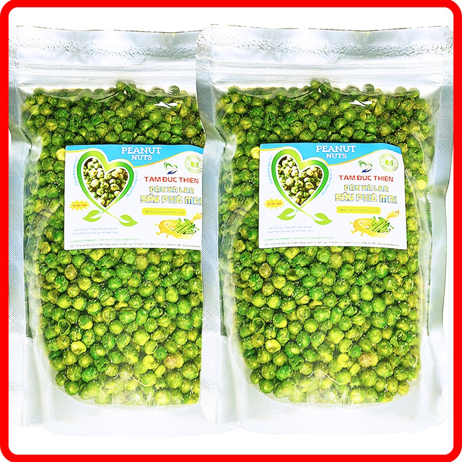 Combo 1KG Đậu Hà Lan Sấy Phô Mai Tâm Đức Thiện - (2 x Túi 500GR) | BigBuy360 - bigbuy360.vn