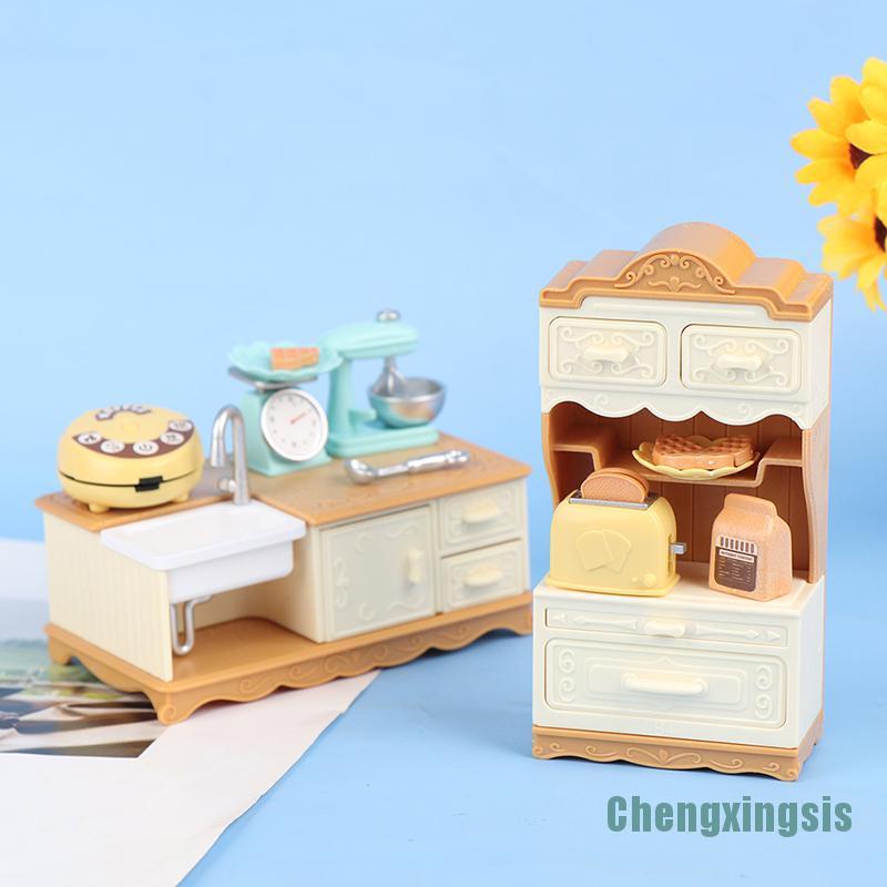 Bộ Mô Hình Bánh Kem Mini Độc Đáo Dùng Trang Trí Nhà Búp Bê