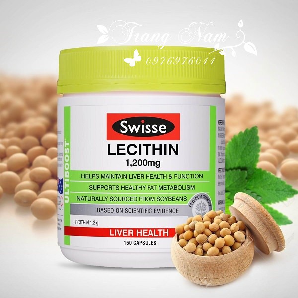 MẦM ĐẬU NÀNH SWISSE LECITHIN 1.200MG 150/300 VIÊN