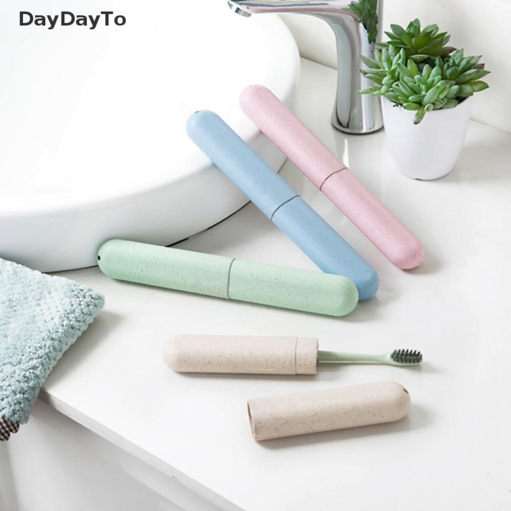 Hộp Đựng Bàn Chải Đánh Răng Bằng Rơm Lúa Mì Tiện Dụng Mang Theo Du Lịch