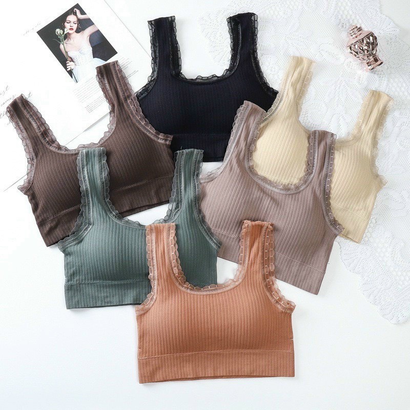 Áo Bra ren Trơn Nhiều Màu sexy siêu quyến rũ