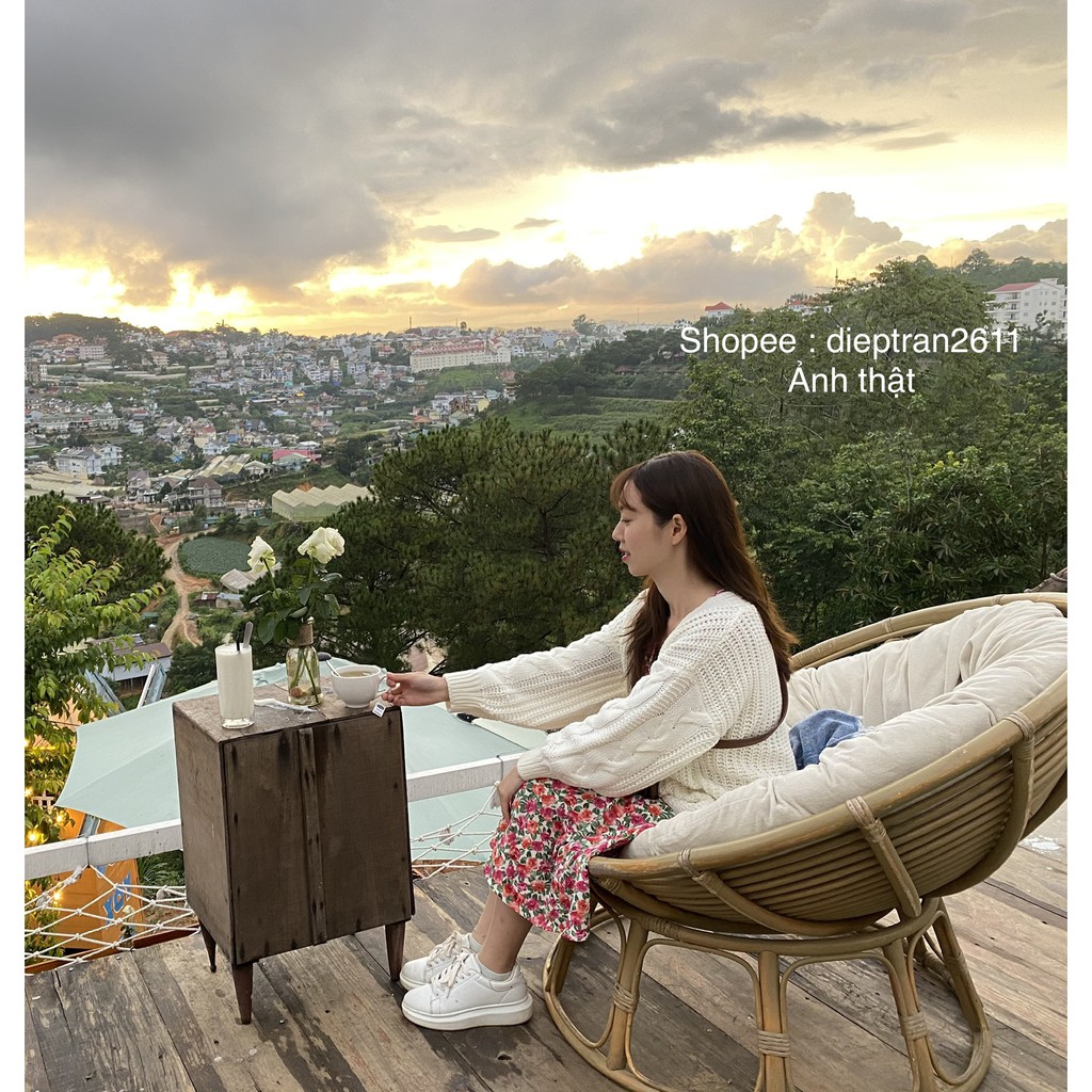 (LOẠI 1 ) (CÓ SẴN) Áo khoác len Cardigan len vặn thừng chất dày dặn | BigBuy360 - bigbuy360.vn