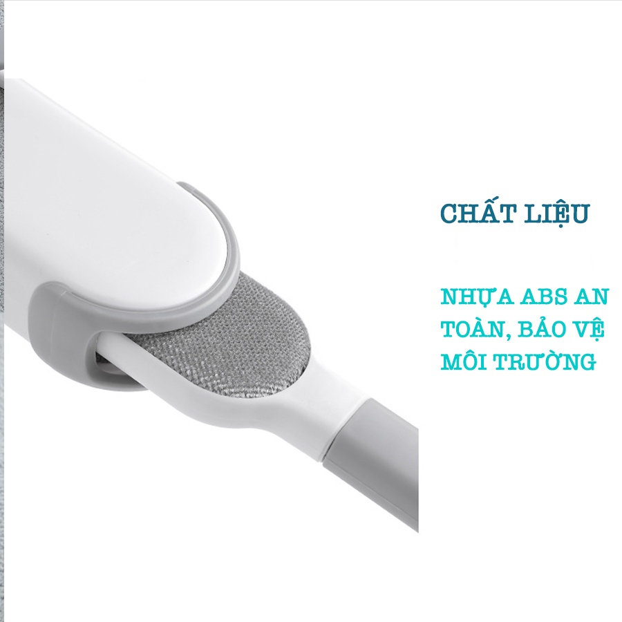 Cây Lăn Bụi Có Tay Cầm, Cây Lăn Bụi Tĩnh Điện Làm Sạch Bụi Bẩn Dùng Vĩnh Viễn K006